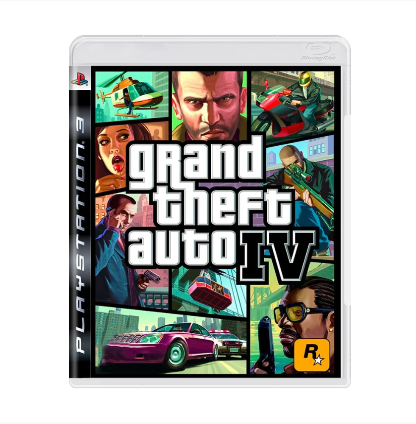 JOGO PS3 GRAND THEFT AUTO IV GTA 4 (SEMINOVO)