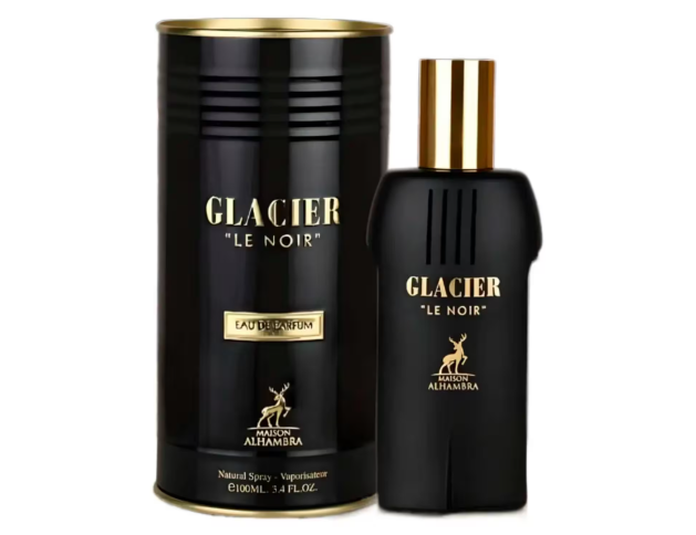 PERFUME MAISON ALHAMBRA GLACIER LE NOIR EAU DE PARFUM MASCULINO 100ML