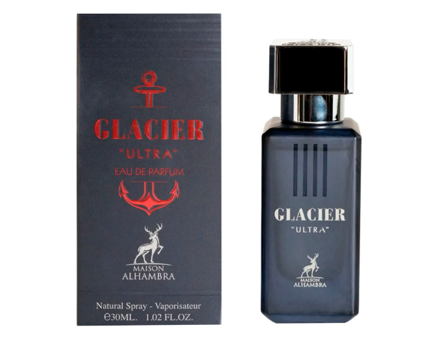 PERFUME MAISON ALHAMBRA GLACIER ULTRA EAU DE PARFUM 30ML MASCULINO