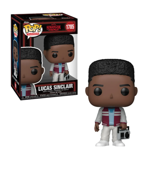 BONECO FUNKO POP LUCAS COM CAIXA DE SOM 1785 - STRANGER THINGS T5