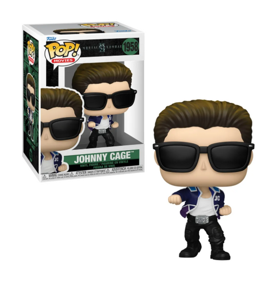 BONECO FUNKO POP JHONNY CAGE 1958 - MORTAL KOMBAT 2