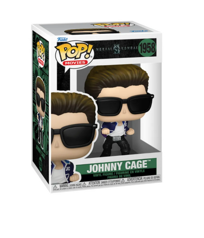 BONECO FUNKO POP JHONNY CAGE 1958 - MORTAL KOMBAT 2