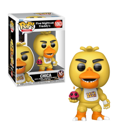 BONECO FUNKO POP CHICA COM CUPCAKE 1063 - FIVE NIGHTS AT FREDDY'S