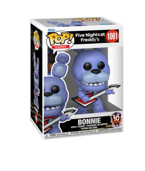 BONECO FUNKO POP BONNIE COM GUITARRA 1061 - FIVE NIGHTS AT FREDDY'S