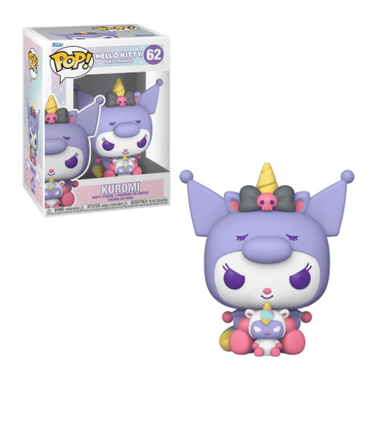BONECO FUNKO POP KUROMI 62 - HELLO KITY AND FRIENDS