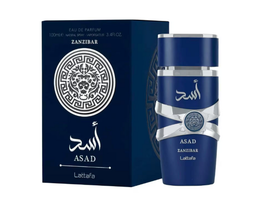 PERFUME LATTAFA ASAD ZANZIBAR EAU DE PARFUM MASCULINO 100ML