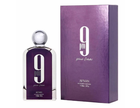 PERFUME AFNAN 9PM POUR FEMME EUA DE PARFUM 100ML FEMININO