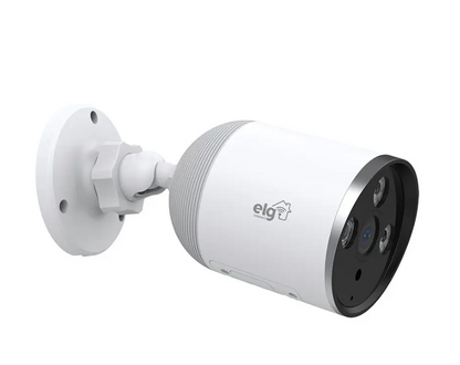 CAMERA EXTERNA INTELIGENTE ELG WIFI FULL COLOR, ALEXA, BRANCO