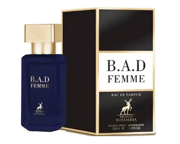 PERFUME MAISON ALHAMBRA BAD FEMME EAU DE PARFUM 30ML FEMININO
