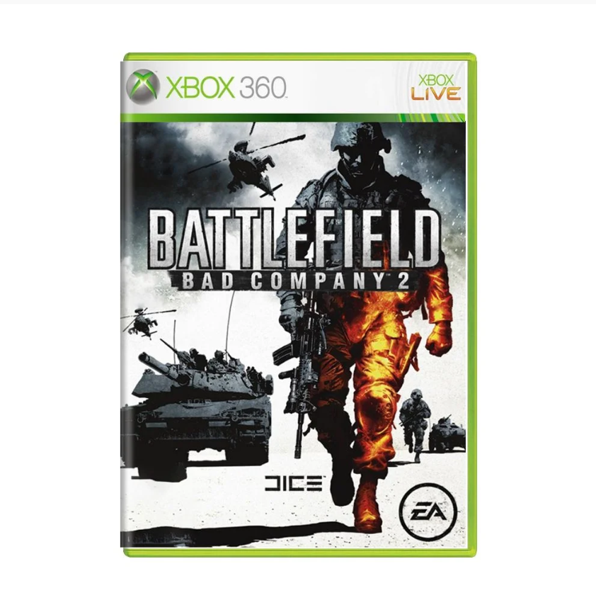JOGO XBOX 360 BATTLEFIELD BAD COMPANY 2 (SEMINOVO)