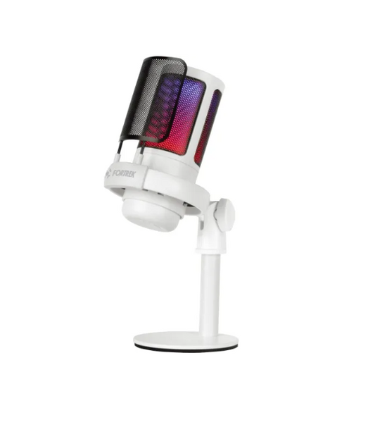MICROFONE FORTREK MIC10 BRANCO