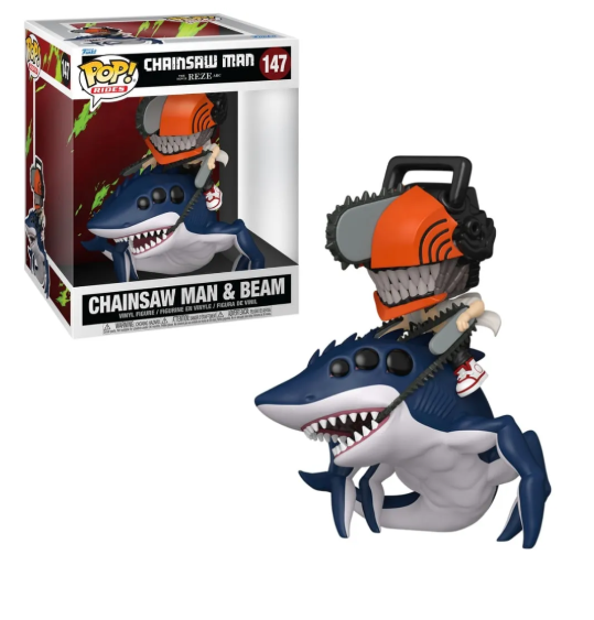 BONECO FUNKO POP CHAINSAW MAN E BEAM - CHAINSAW MAN RIDE DELUXE 147