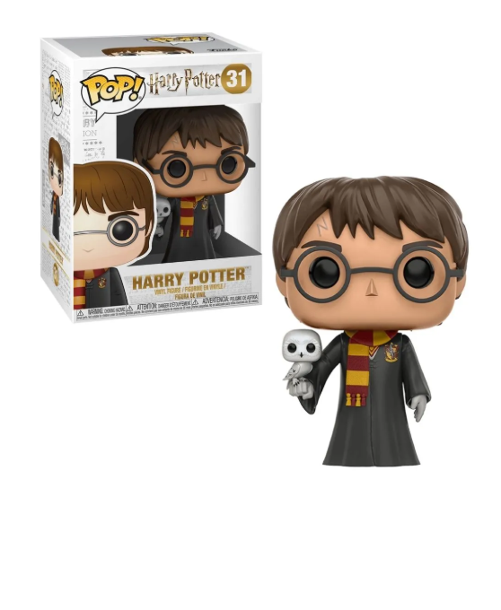 BONECO FUNKO POP HARRY POTTER COM EDWIGES - HARRY POTTER 31