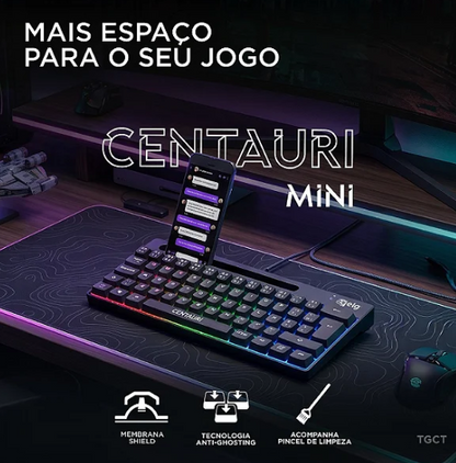 TECLADO GAMER ELG CENTAURI 60% RGB