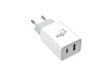 CARREGADOR DE PAREDE CARGA RAPIDA TIPO-C + USB