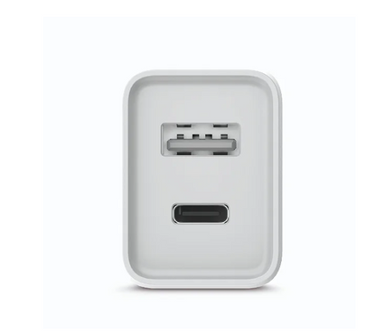 CARREGADOR DE PAREDE CARGA RAPIDA TIPO-C + USB