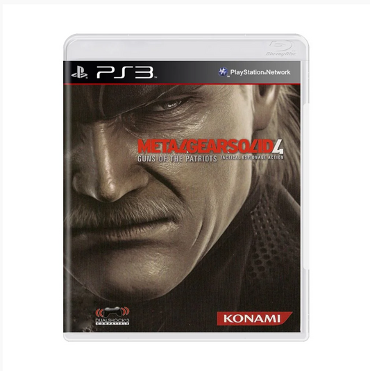 JOGO PS3 METAL GEAR SOLID 4 GUNS OF THE PATRIOTS (SEMINOVO)