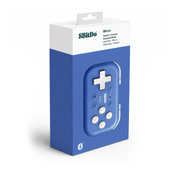 CONTROLE 8BIT MICRO PARA SWITCH / ANDROID AZUL