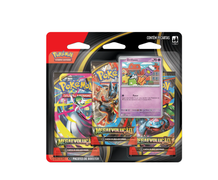 BLISTER TRIPLO POKEMON - MEGA EVOLUÇÃO - DRIFLOON
