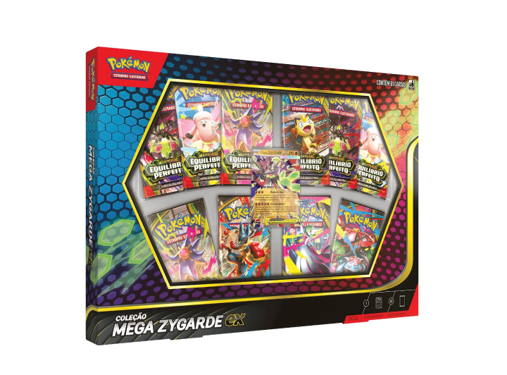 BOX POKEMON COLEÇÃO MEGA ZIGARDE EX
