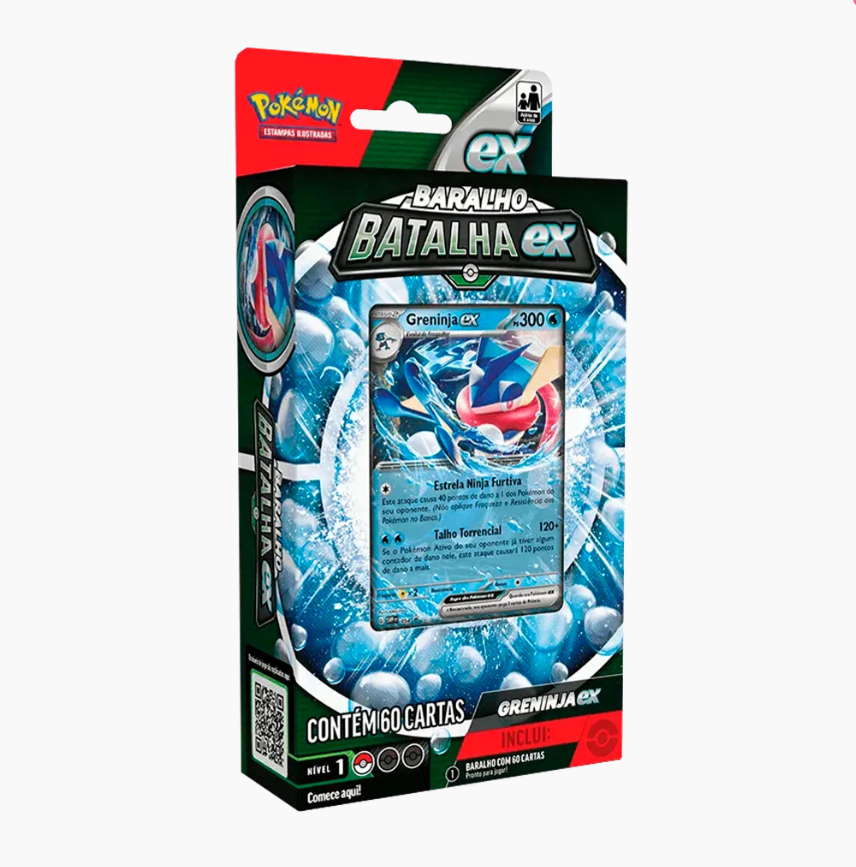 BARALHO BATALHA EX - GRENINJA EX - 60 CARTAS