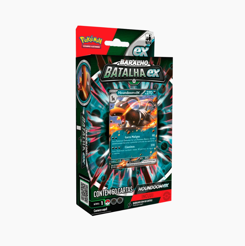 BARALHO BATALHA EX - HOUNDOOM EX - 60 CARTAS
