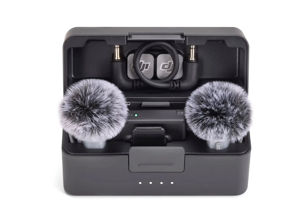 MICROFONE LAPELA DJI MIC MINI 2 USB-C SEM FIO 2TX 1RX + CHARGING CASE