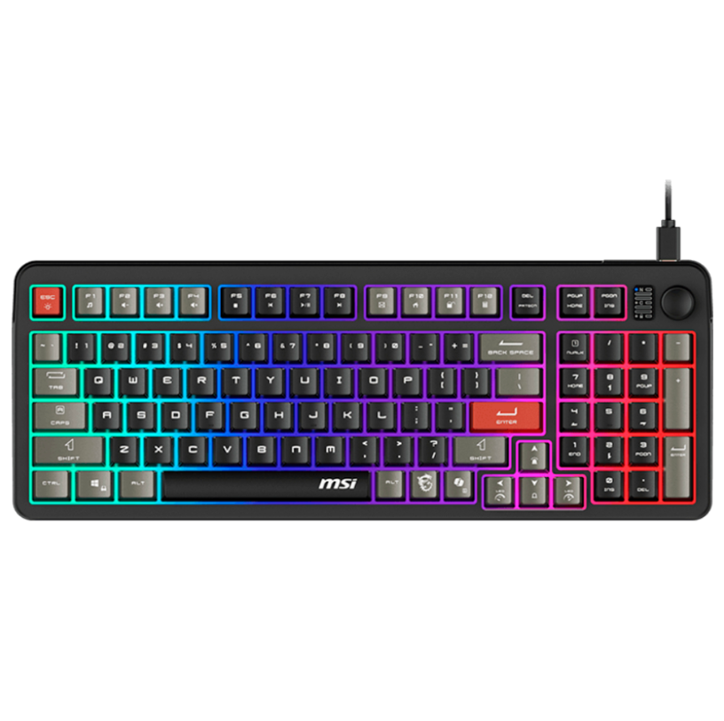 TECLADO MSI FORCE GK110 USB PRETO