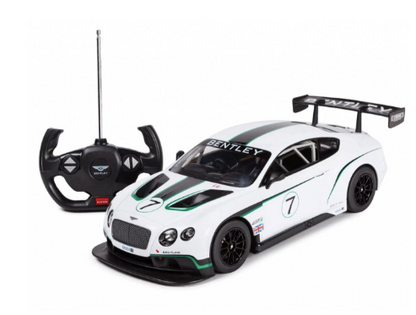 CARRO DE CONTROLE REMOTO BENTLEY CONTINENTAL GT3 RASTAR SCALA 1/14