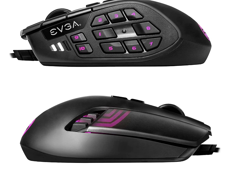 MOUSE GAMER EVGA X15 MMO GAMING MOUSE 16000 DPI 20 BOTÕES
