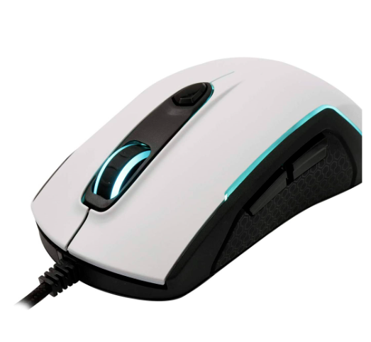 MOUSE GAMER OEX ARCTIC MS 316 10000 DPI RGB BRANCO