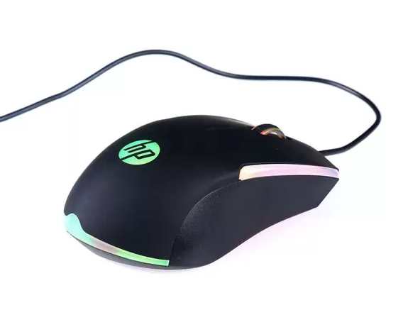 MOUSE GAMER HP M160 USB 1000 DPI RGB PRETO