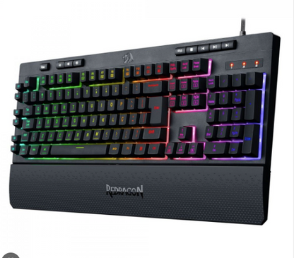 TECLADO GAMER REDRAGON SHIVA RGB K512 ABNT2 PRETO