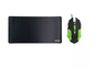 COMBO MOUSE E MOUSEPAD MAGNAVOX MGA5209 2400DPI - 60X30 CM - PRETO E VERDE