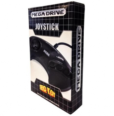 CONTROLE MEGA DRIVE 3 BOTÕES TEC TOY ORIGINAL