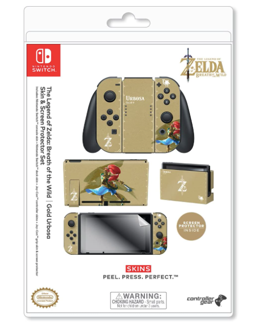 SKIN NINTENDO SWITCH ZELDA GOLD URBOSA