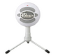 MICROFONE CONDENSADOR LOGITECH BLUE SNOWBALL ICE WHITE USB
