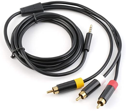 CABO DE AUDIO E VIDEO PARA XBOX 360 SUPER SLIM ORIGINAL