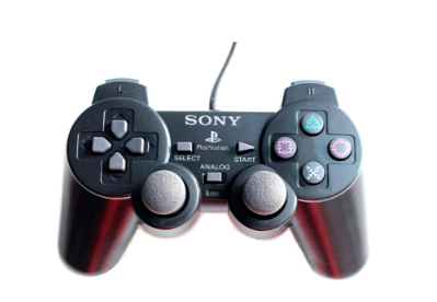 CONTROLE PARA PLAYSTATION 2 PRETO