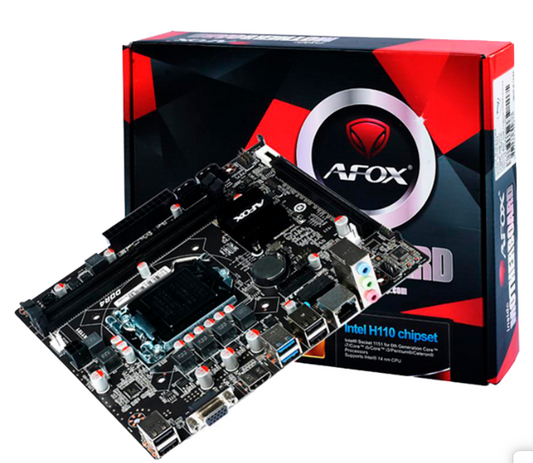 PLACA MAE AFOX IH110D4-MA2-V2 1151/DDR4