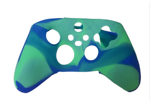 CAPA CASE SILICONE CONTROLE XBOX ONE - AZUL E VERDE