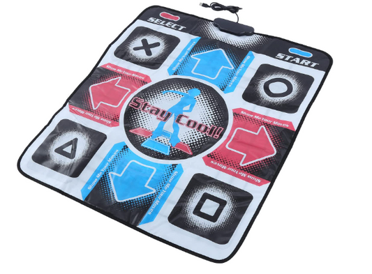 PG DANCING PAD REVOLUTION TAPETE DE DANÇA 3 EM 1 PS1/PS2/PC