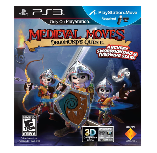 KIT PLAYSTATION MOVE BUNDLE COM 2 JOGOS  (SEMINOVO)