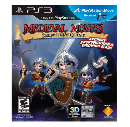 KIT PLAYSTATION MOVE BUNDLE COM 2 JOGOS  (SEMINOVO)