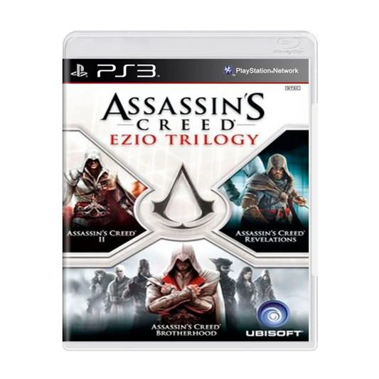 JOGO PS3 ASSASSINS CREED EZIO TRILOGY (SEMINOVO)