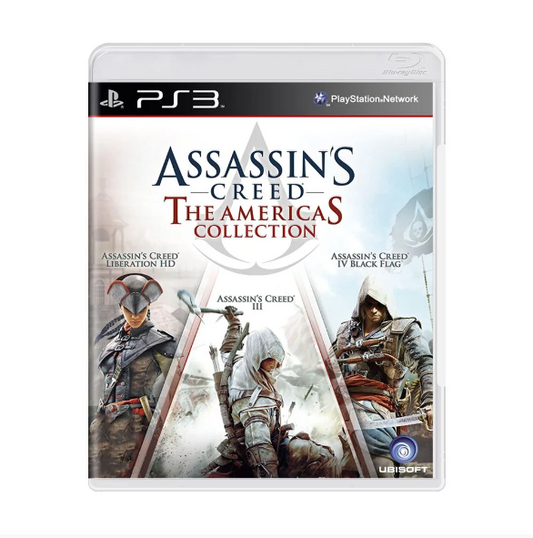 JOGO PS3 ASSASSINS CREED THE AMERICAS COLLECTION (SEMINOVO)