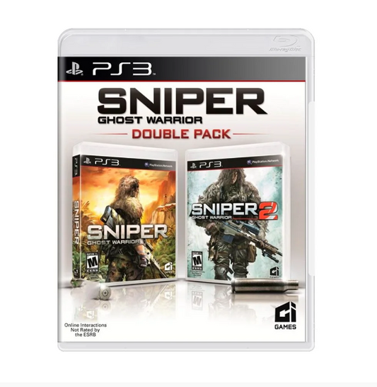 JOGO PS3 SNIPER GHOST WARRIOR DOUBLE PACK 1/2 (SEMINOVO)
