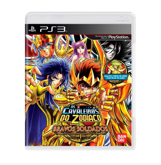 JOGO PS3 CAVALEIROS DO ZODIACO BRAVOS SOLDADOS (SEMINOVO)