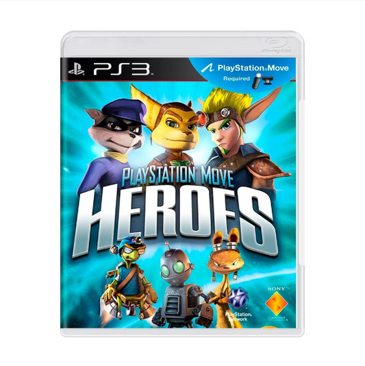 JOGO PS3 PLAYSTATION MOVE HEROES (SEMINOVO)