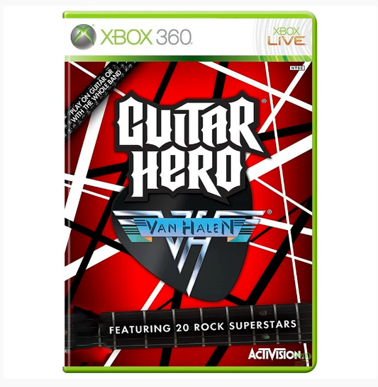 JOGO XBOX 360 GUITAR HERO VAN HALEN (SEMINOVO)